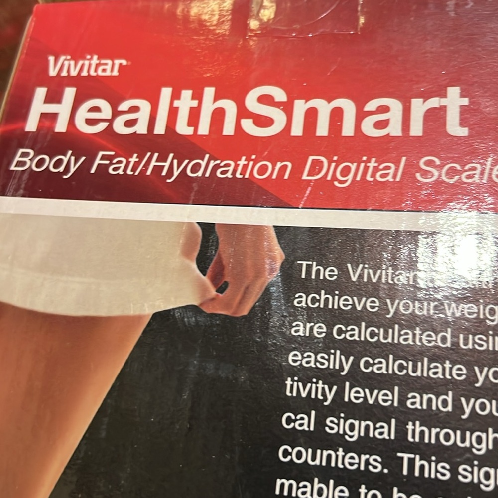 NEW HEALTH SMART BODY FAT/HYDRATION DIGITAL SCALE ! - Picture 11 of 12